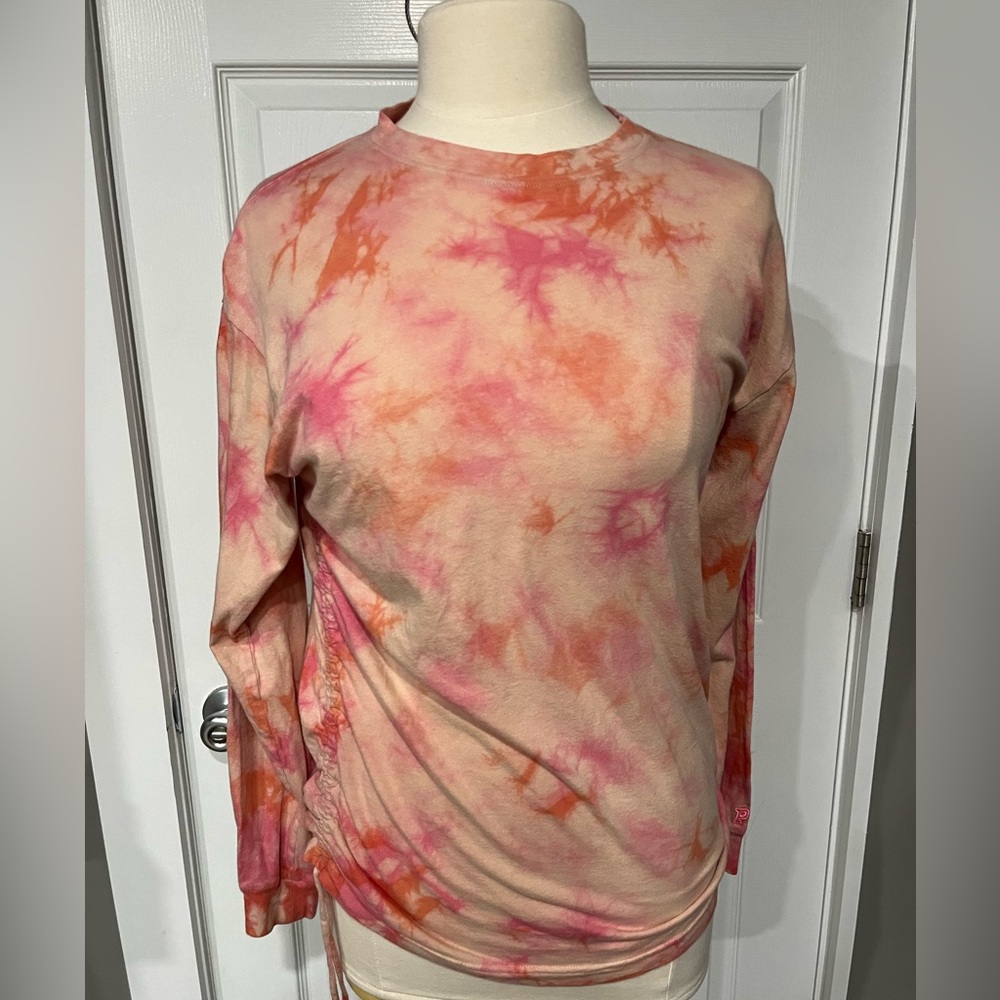 victoria secret pink tie dye shirt